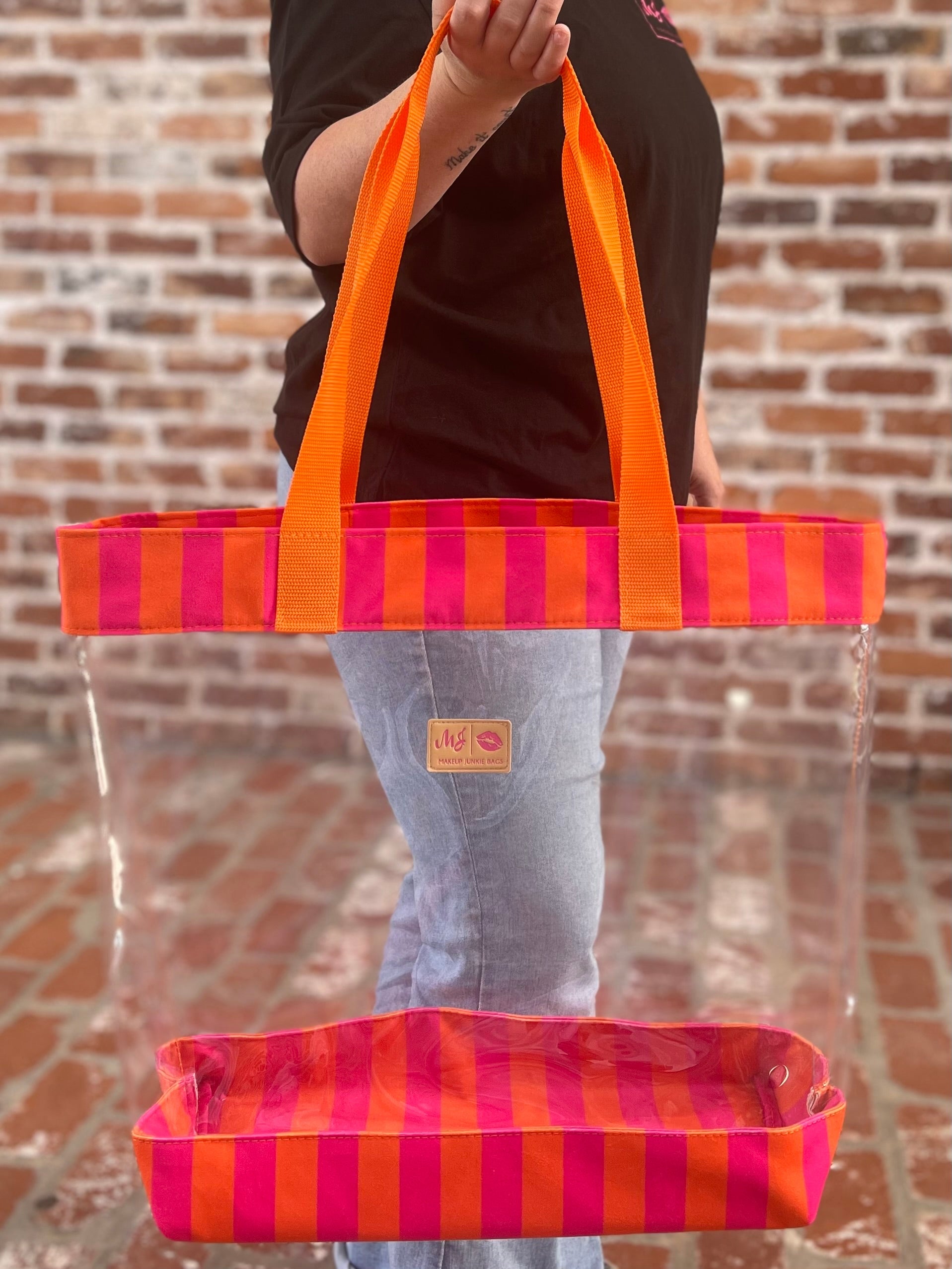 Cabana Pink Clear Tote