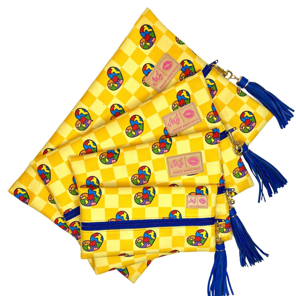 Autism Awareness Yellow Check